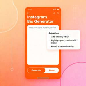 Instagram bio Generator tool