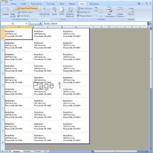 Label printing software