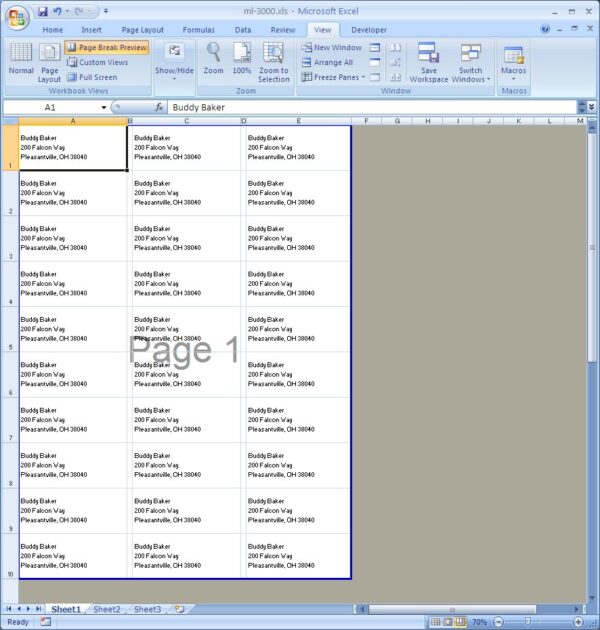 Label printing software